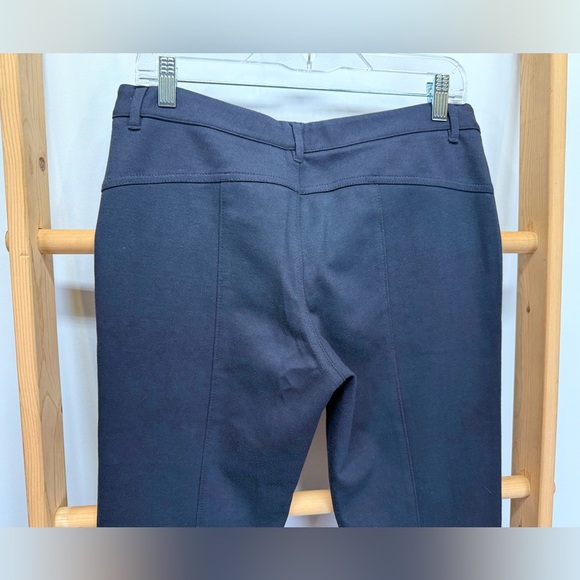 MICHAEL KORS Navy blue skinny with gold zipper accent pants size 10 - Picture 7 of 14